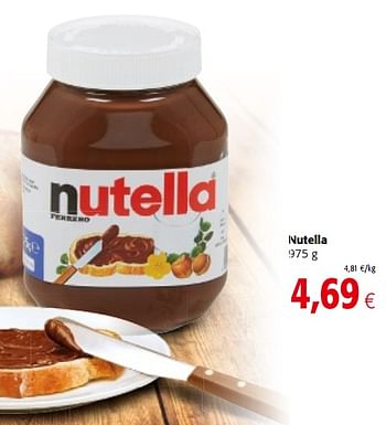 Promoties Nutella - Nutella - Geldig van 04/12/2019 tot 17/12/2019 bij Colruyt