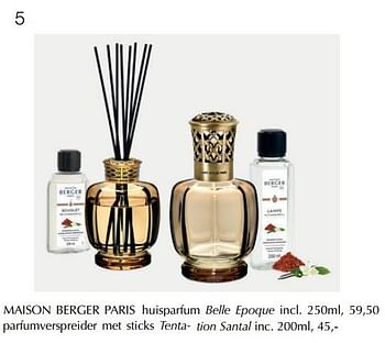Promoties Maison berger paris huisparfum belle epoque incl - Huismerk - De Bijenkorf - Geldig van 25/11/2019 tot 31/01/2020 bij De Bijenkorf