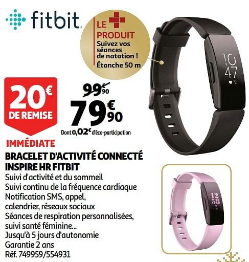 Auchan bracelet online connecté