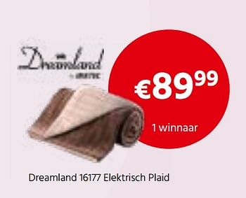 Promoties Dreamland 16177 elektrisch plaid - Dreamland (Imetec) - Geldig van 03/12/2019 tot 31/12/2019 bij ShopWillems
