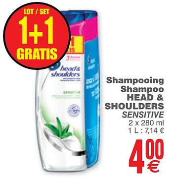 Promoties Shampooing shampoo head + shoulders - Head & Shoulders - Geldig van 10/12/2019 tot 16/12/2019 bij Cora