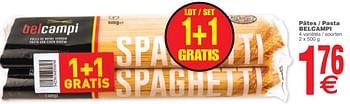 Promoties Pâtes - pasta belcampi - Belcampi - Geldig van 10/12/2019 tot 16/12/2019 bij Cora