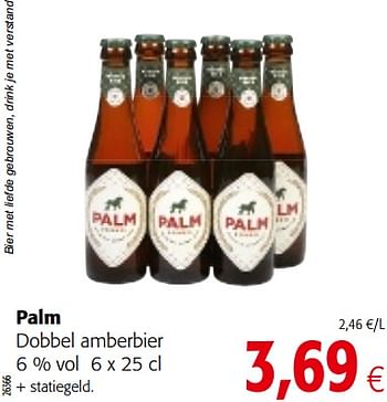 Promoties Palm dobbel amberbier - Palm - Geldig van 04/12/2019 tot 17/12/2019 bij Colruyt