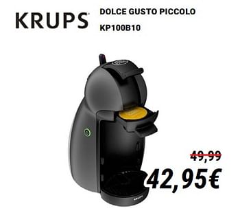 Promotions Krups dolce gusto piccolo kp100b10 - Krups - Valide de 01/12/2019 à 31/12/2019 chez Direct Electro