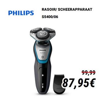 Promotions Philips rasoir- scheerapparaat s5400-06 - Philips - Valide de 01/12/2019 à 31/12/2019 chez Direct Electro