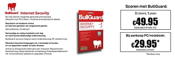 Promoties Bullguard internet security - Bullguard - Geldig van 02/12/2019 tot 02/01/2020 bij Compudeals