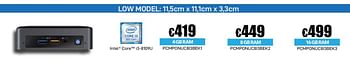 Promoties Low model - Intel - Geldig van 02/12/2019 tot 02/01/2020 bij Compudeals