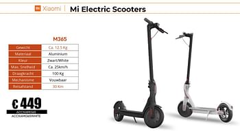 Promoties Xiaomi mi electric scooters - Xiaomi - Geldig van 02/12/2019 tot 02/01/2020 bij Compudeals