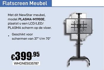 Promoties Newstar flatscreen meubel plasma-m1900e - NewStar - Geldig van 02/12/2019 tot 02/01/2020 bij Compudeals