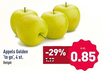 Promoties Appels golden to go - Huismerk - Aldi - Geldig van 09/12/2019 tot 14/12/2019 bij Aldi