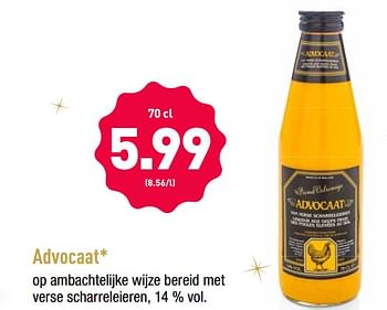 Huismerk Aldi Advocaat Promotie Bij Aldi