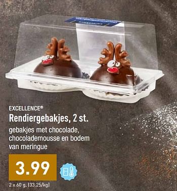 Promoties Rendiergebakjes - Huismerk - Aldi - Geldig van 09/12/2019 tot 14/12/2019 bij Aldi