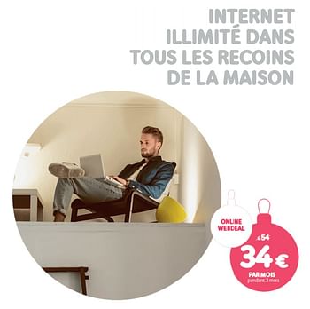 Promotions Internet illimité - Produit Maison - Telenet - Valide de 05/12/2019 à 06/01/2020 chez Telenet