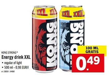Lidl Promotie Energy Drink Xxl Kong Strong Dranken Geldig Tot 21 12 19 Promobutler