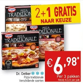 Promoties Dr. oetker pizza tradizionale - Dr. Oetker - Geldig van 10/12/2019 tot 15/12/2019 bij Intermarche