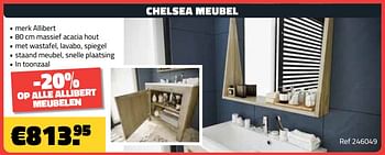 Promoties Chelsea meubel - Allibert - Geldig van 09/12/2019 tot 31/12/2019 bij Bouwcenter Frans Vlaeminck
