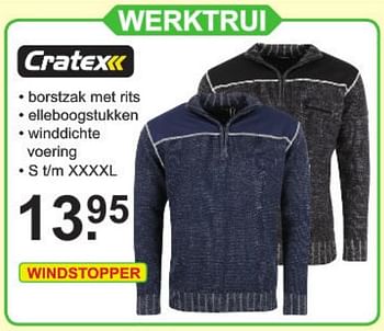Promoties Werktrui - Cratex - Geldig van 01/12/2019 tot 21/12/2019 bij Van Cranenbroek