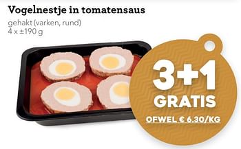 Promoties Vogelnestje in tomatensaus - Huismerk - Buurtslagers - Geldig van 06/12/2019 tot 02/01/2020 bij Buurtslagers