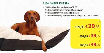 Promoties 51dn sheep kussen - Huismerk - Horta - Geldig van 04/12/2019 tot 15/12/2019 bij Horta