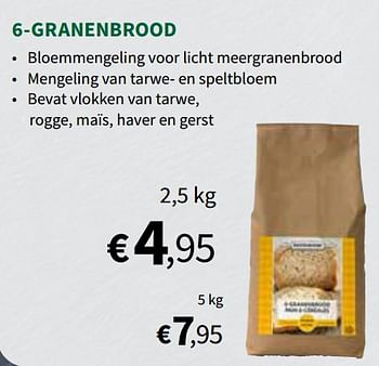 Promoties 6-granenbrood - Huismerk - Horta - Geldig van 04/12/2019 tot 15/12/2019 bij Horta