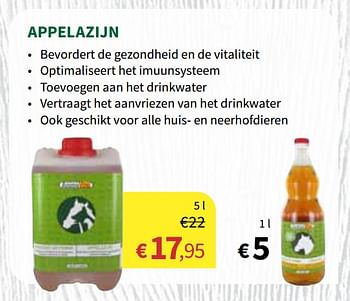 Promoties Appelazijn - Huismerk - Horta - Geldig van 04/12/2019 tot 15/12/2019 bij Horta