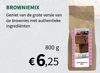 Promoties Browniemix - Huismerk - Horta - Geldig van 04/12/2019 tot 15/12/2019 bij Horta
