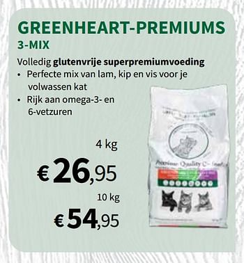 Promoties Greenheart-premiums 3-mix - Greenheart-Premiums - Geldig van 04/12/2019 tot 15/12/2019 bij Horta