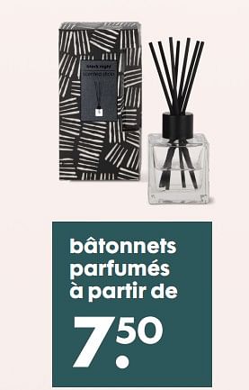 Promotions Bâtonnets parfumés - Produit maison - Hema - Valide de 06/12/2019 à 02/01/2020 chez Hema