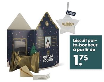 Promotions Biscuit porte-bonheur - Produit maison - Hema - Valide de 06/12/2019 à 02/01/2020 chez Hema
