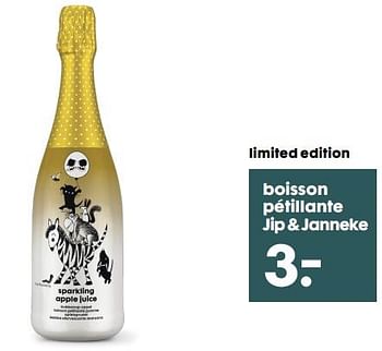Promotions Boisson pétillante jip + janneke - Produit maison - Hema - Valide de 06/12/2019 à 02/01/2020 chez Hema