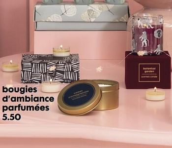Promotions Bougies d`ambiance parfumées - Produit maison - Hema - Valide de 06/12/2019 à 02/01/2020 chez Hema