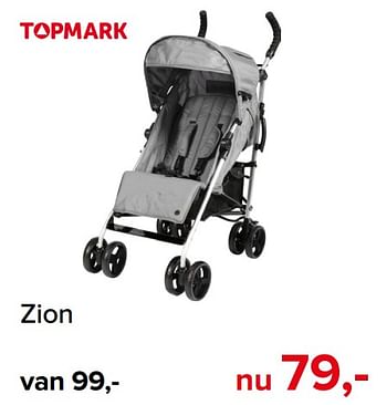 Promoties Zion - Topmark - Geldig van 09/12/2019 tot 30/12/2019 bij Baby-Dump