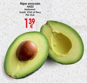 Promoties Rijpe avocado hass - Huismerk - Cora - Geldig van 10/12/2019 tot 24/12/2019 bij Cora