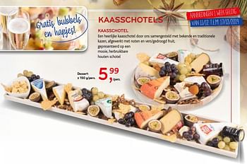 Promoties Kaasschotel - Huismerk - C&B - Geldig van 11/12/2019 tot 17/12/2019 bij C&B