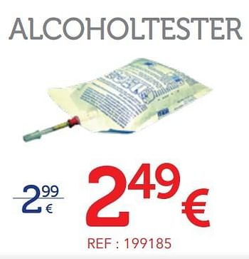 Promoties Alcoholtester - Huismerk - Auto 5  - Geldig van 10/12/2019 tot 07/01/2020 bij Auto 5