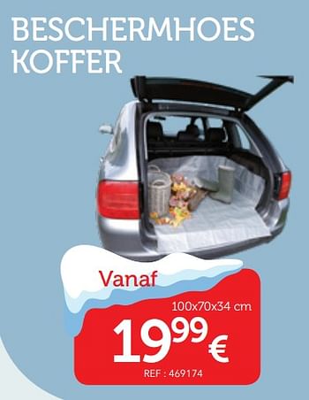 Promoties Beschermhoes koffer - Huismerk - Auto 5  - Geldig van 10/12/2019 tot 07/01/2020 bij Auto 5