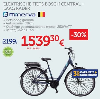 Promoties Elektrische fiets bosch central - laag kader minerva - Minerva - Geldig van 10/12/2019 tot 07/01/2020 bij Auto 5
