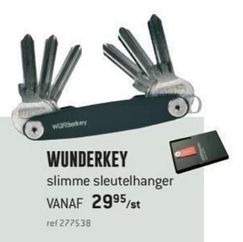 Promoties Wunderkey slimme sleutelhanger - Huismerk - Free Time - Geldig van 01/12/2019 tot 05/01/2020 bij Freetime