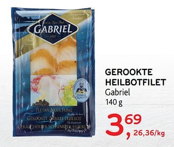 Promoties Gerookte heilbotfilet gabriel - Gabriel - Geldig van 18/12/2019 tot 31/12/2019 bij Alvo