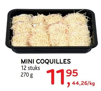 Promoties Mini visschelpjes - Huismerk - Alvo - Geldig van 18/12/2019 tot 31/12/2019 bij Alvo