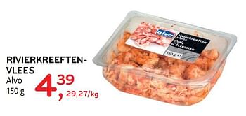 Promoties Rivierkreeftenvlees - Huismerk - Alvo - Geldig van 18/12/2019 tot 31/12/2019 bij Alvo