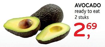 Promoties Avocado ready to eat - Huismerk - Alvo - Geldig van 18/12/2019 tot 31/12/2019 bij Alvo