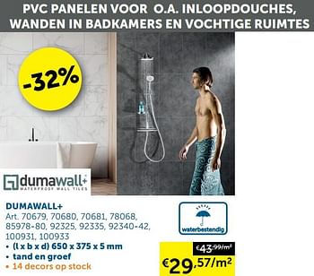 Promotions Dumawall+ - Dumawall - Valide de 27/12/2019 à 27/01/2020 chez Zelfbouwmarkt