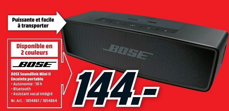 Bose Bose soundlink mini ii enceinte portable En promotion chez