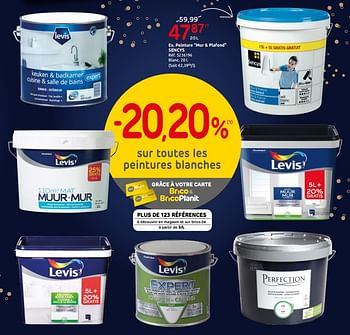 Promotions Peinture mur + plafond sencys - Sencys - Valide de 02/01/2020 à 27/01/2020 chez BricoPlanit