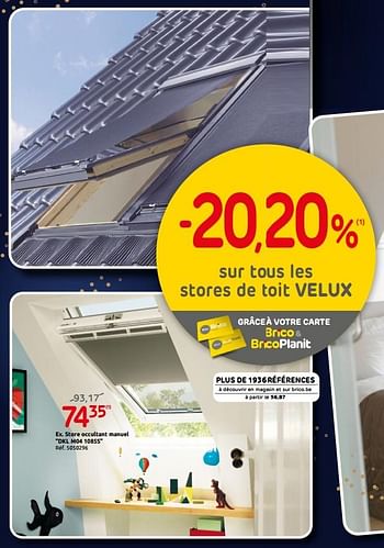 Promotions Store occultant manuel dkl m04 1085s - Produit maison - BricoPlanit - Valide de 02/01/2020 à 27/01/2020 chez BricoPlanit