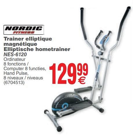 Vélo elliptique best sale magnétique woodsun