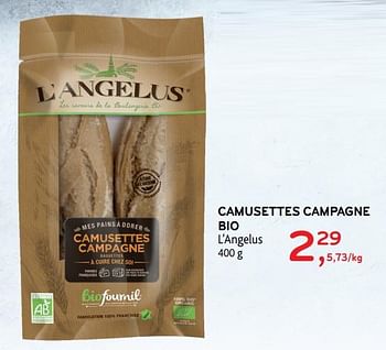 Promoties Camusettes campagne bio l`angelus - L'Angelus - Geldig van 15/01/2020 tot 28/01/2020 bij Alvo