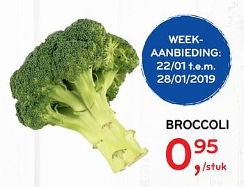 Promoties Broccoli - Huismerk - Alvo - Geldig van 22/01/2020 tot 28/01/2020 bij Alvo