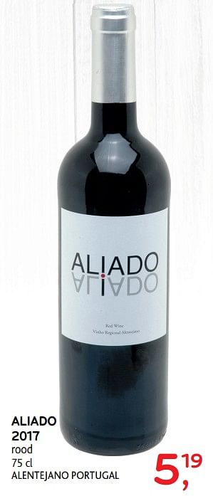 Promoties Aliado - Rode wijnen - Geldig van 15/01/2020 tot 28/01/2020 bij Alvo